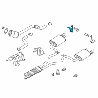 OEM 2015 Ford Mustang Rear Bracket Diagram - JR3Z-5260-B