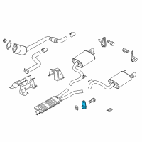 OEM 2016 Ford Mustang Front Bracket Diagram - FR3Z-5A242-C