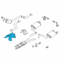 OEM 2018 Ford Mustang Heat Shield Diagram - FR3Z-6311130-A