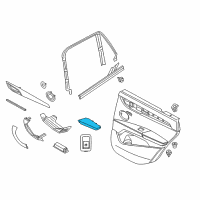 OEM 2019 BMW X1 Armrest, Left Diagram - 51-42-7-417-517