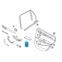 OEM BMW X1 SWITCH FOR POWER WINDOW, BEI Diagram - 61-31-9-333-686