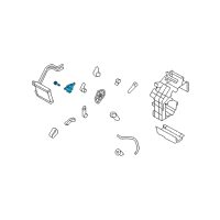 OEM 2010 Hyundai Santa Fe Temperature Door Actuator Diagram - 97159-3K000