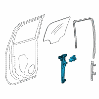 OEM Chevrolet Suburban Regulator Diagram - 84043806