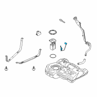 OEM 2019 Lincoln MKC Fuel Gauge Sending Unit Diagram - GV6Z-9A299-B