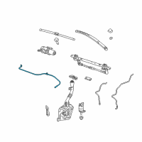 OEM 2013 GMC Terrain Washer Hose Diagram - 25788775