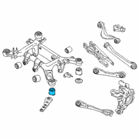 OEM 2022 BMW 530i Rubber Mounting Front Diagram - 33-31-6-860-417