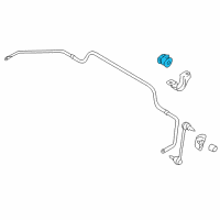 OEM 2012 Nissan GT-R Bush-Rear Stabilizer Diagram - 54613-JF20B