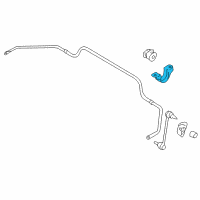 OEM 2017 Nissan GT-R Clamp-Stabilizer Diagram - 54614-4N000