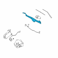 OEM 2010 Ford F-150 Linkage Assembly Diagram - 9L3Z-17500-A