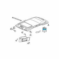 OEM 2010 Jeep Grand Cherokee Lens Diagram - 5137526AA