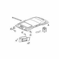 OEM 2005 Jeep Grand Cherokee Bulb-SUNVISOR Diagram - 6501966