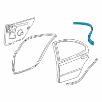 OEM Dodge Intrepid WEATHERSTRIP-Drip Rail Secondary Diagram - 4780765AB