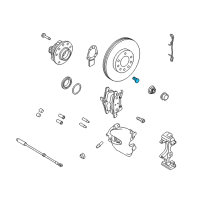 OEM Saturn Astra Bolt/Screw, Rear Brake Rotor Diagram - 90278945