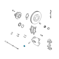 OEM 2008 Saturn Astra Cap, Front Brake Caliper Bleeder Valve Diagram - 90443869