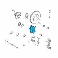 OEM 2009 Saturn Astra Front Pads Diagram - 93191893