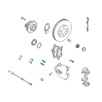 OEM Saturn Astra Guide Pin Diagram - 90297771