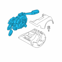 OEM BMW 1 Series M Steering Column Switch Diagram - 61-31-9-123-041