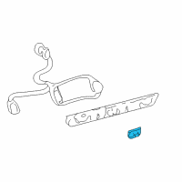 OEM GMC C2500 Lamp Asm, Pick Up Box Identify Diagram - 12376264