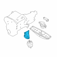 OEM Nissan 370Z Engine Mounting Bracket, Right Diagram - 11232-1PM0A