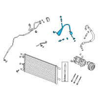 OEM 2020 Ford F-350 Super Duty Hose & Tube Assembly Diagram - LC3Z-19972-B