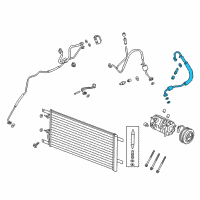 OEM 2022 Ford F-350 Super Duty Suction Line Diagram - LC3Z-19867-B