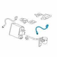 OEM GMC Envoy Rear Oxygen Sensor Diagram - 12604575