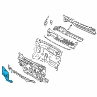 OEM 2019 Nissan NV200 INSULATOR-Dash Lower, Front Diagram - 67810-3LM0A