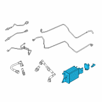 OEM 2022 Ford F-150 Vapor Canister Diagram - KL3Z-9D653-C