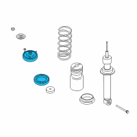 OEM 2008 BMW 535i Guide Support Diagram - 33-52-6-779-611