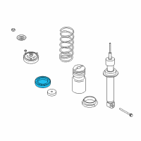 OEM BMW 550i Upper Spring Pad Diagram - 33-53-6-753-765