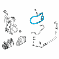 OEM BMW X3 Suction Pipe Evaporator-Compressor Diagram - 64-53-9-385-179