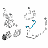 OEM BMW X3 Pressure Hose, Compressor-Condenser Diagram - 64-53-9-354-553