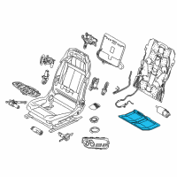 OEM 2021 BMW 530i Seat Cushion Active Seat Diagram - 52-10-7-368-557