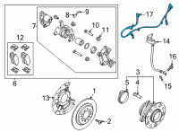 OEM 2020 Hyundai Sonata Wiring-E.P.B Conn EXTN, LH Diagram - 59795-L0000
