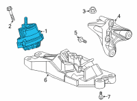 OEM Cadillac CT4 Side Mount Diagram - 84805588