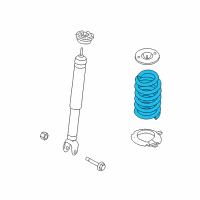 OEM 2017 Ford Flex Coil Spring Diagram - DA8Z-5560-D