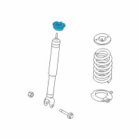 OEM 2017 Ford Explorer Shock Insulator Diagram - CG1Z-18197-A