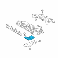 OEM 2013 Kia Rio Heat Protector Diagram - 495482R000