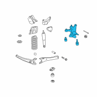 OEM 2016 Ford F-350 Super Duty Knuckle Diagram - DC3Z-3105-A