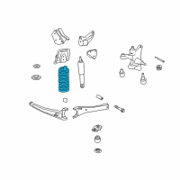 OEM 2008 Ford F-350 Super Duty Coil Spring Diagram - 7C3Z-5310-WC