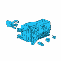 OEM 2017 Chevrolet Cruze BLOCK ASM-I/P WRG HARN JUNC Diagram - 39145093