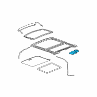 OEM 2010 Buick Lucerne Actuator Diagram - 22756140