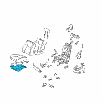 OEM 2006 Toyota Solara Seat Cushion Pad Diagram - 71511-AA040