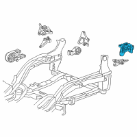 OEM 2015 Chevrolet Cruze Mount Diagram - 13347455