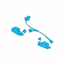 OEM 2012 Kia Rio Lamp Assembly-License Plate Diagram - 925011W200