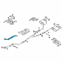 OEM 2020 Kia Stinger Protector-Heat Front Diagram - 28792J5400