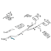 OEM Kia Stinger Bracket Assembly-MUFFLER Diagram - 28670J5000