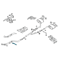 OEM 2020 Kia Stinger Bracket Assembly-MUFFLER Diagram - 28670J5000