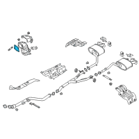 OEM 2020 Kia Stinger Gasket-Catalyst Case Diagram - 285352C150