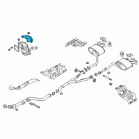 OEM 2020 Kia Stinger Protector-Heat Upper Diagram - 285252C150